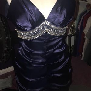 Blue homecoming dress